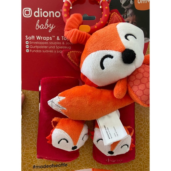 Diono Character Harness Pads & Multi-Sensory Toy for Newborns * Baby108 - Picture 3 of 5